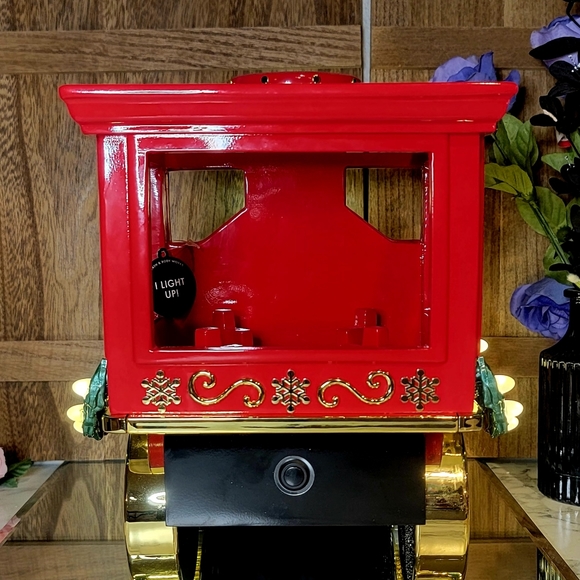 B&BW 🎅🏼🚞 Train Luminary 3-Wick Candle Holder (IN ORIGINAL BOX & PACKAGING) - Picture 6 of 11